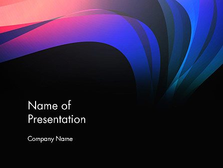 Abstract Northern Lights Presentation Template for PowerPoint and ...