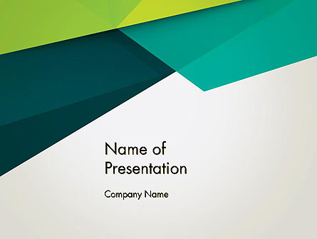 Abstract Folded Layers Presentation Template, Master Slide