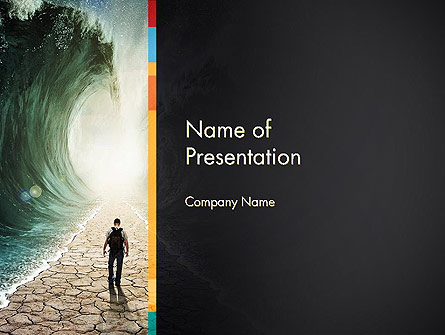 Walking Through The Water Presentation Template, Master Slide