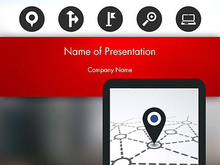 Navigation System Presentation Template, Master Slide