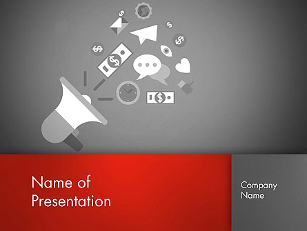 Promotion Concept Presentation Template, Master Slide