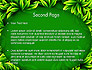 Green Leaves Frame slide 2