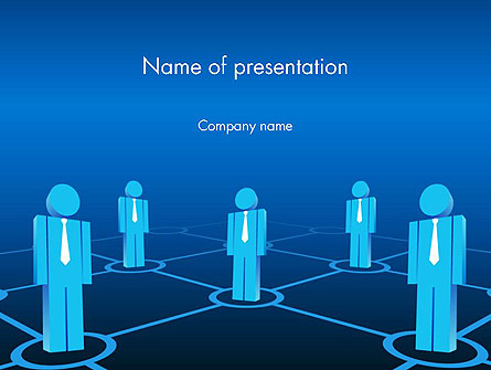 Business and Personal Connections Presentation Template, Master Slide