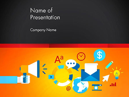 Product Promotion Concept Presentation Template, Master Slide