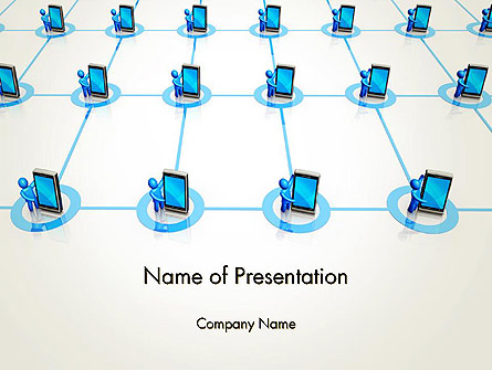 Content Sharing Concept Presentation Template, Master Slide