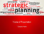 Strategic Planning and Management Word Cloud slide 1