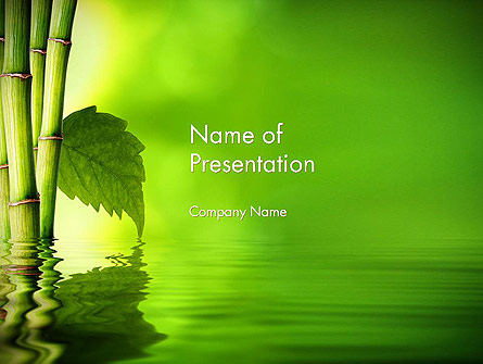 Abstract Spa And Healthy Lifestyle Presentation Template, Master Slide