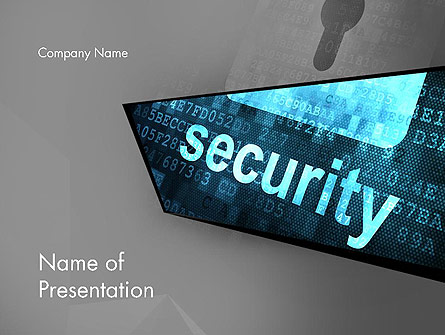 Hardware Security Services Presentation Template, Master Slide