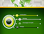 Green World Map on Gray Blocks slide 3