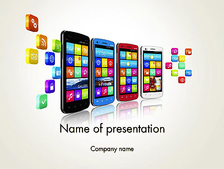 Mobile Application Development Presentation Template, Master Slide