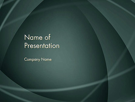 Abstract Diaphragm Style Presentation Template, Master Slide