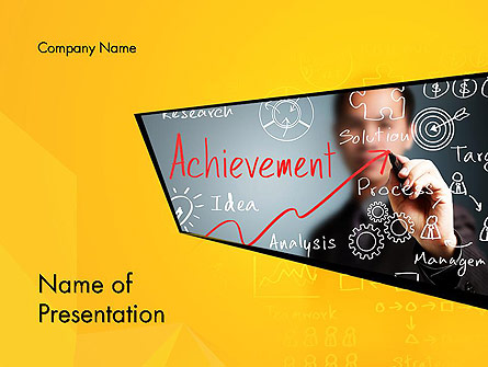 Business Achievement Presentation Template, Master Slide