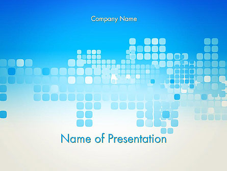 Squares Abstract Presentation Template, Master Slide
