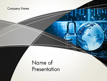 Cybersecurity Presentation Template, Master Slide