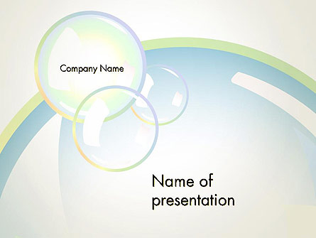 Abstract Soap Bubbles Presentation Template, Master Slide