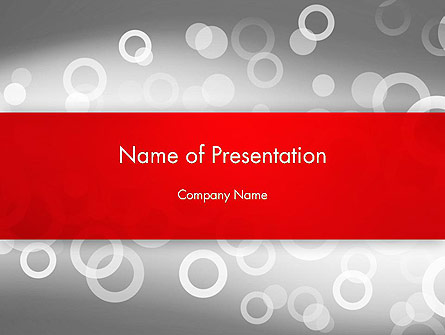 Abstract Dotted Gray Presentation Template, Master Slide