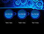 Abstract Blue Clockwork slide 5