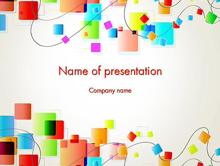 Psychedelic Funky Abstract Presentation Template, Master Slide