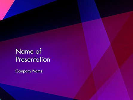 Violet Rays Abstract Presentation Template, Master Slide