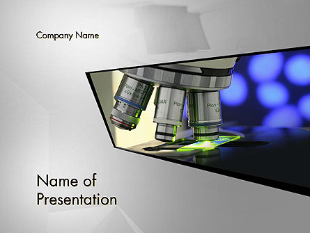 Medical Laboratory Presentation Template, Master Slide