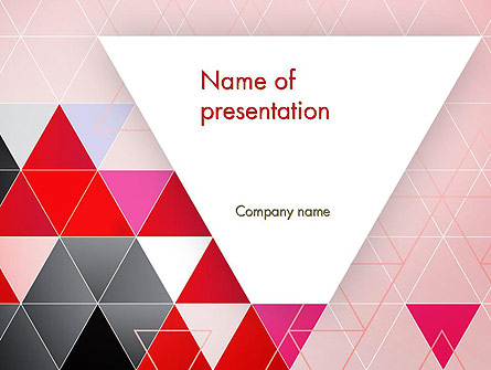 Vivid Triangles Abstract Presentation Template, Master Slide