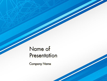 Strict Corporate Tilted Background Presentation Template, Master Slide