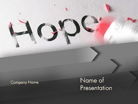 Losing Hope Presentation Template, Master Slide