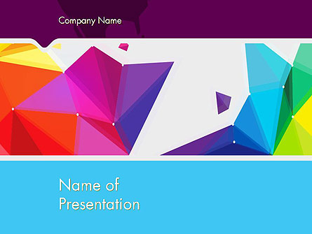 Colorful Polygon Abstract Presentation Template for PowerPoint and ...