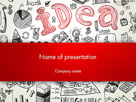 Idea Doodles Presentation Template, Master Slide