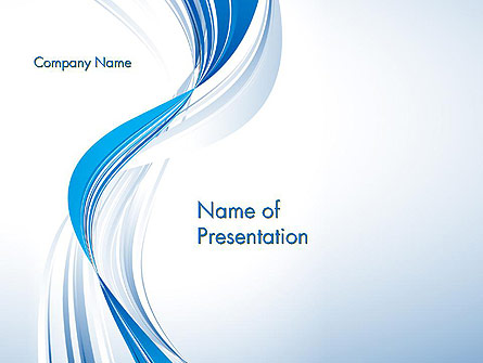 Abstract Streamy Presentation Template, Master Slide