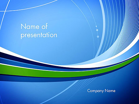 Intersection of Thin Lines Presentation Template, Master Slide