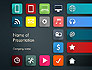 Flat Colorful Icons slide 1