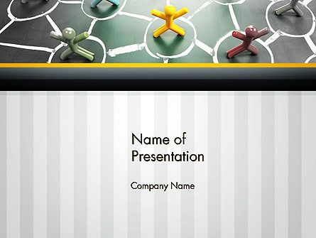 Network of People Presentation Template, Master Slide