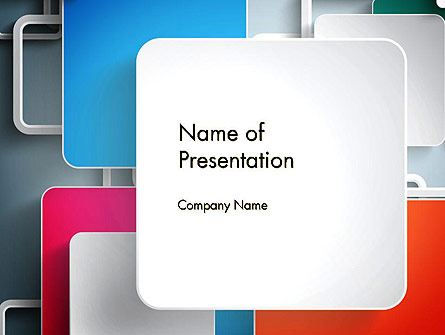 Overlapping Layers Abstract Presentation Template for PowerPoint and ...