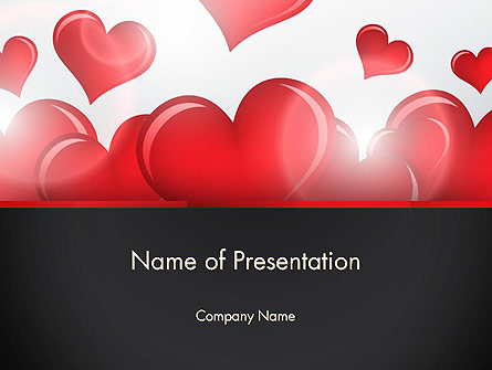 Valentines Day Love Presentation Template, Master Slide