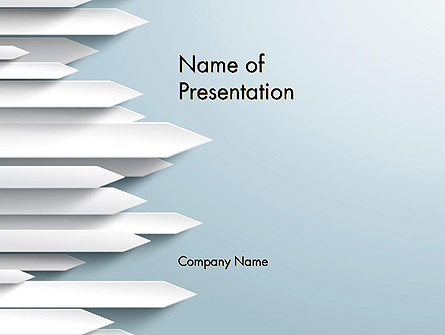 Paper Right Arrows Presentation Template for PowerPoint and Keynote ...