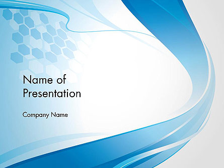 Soft Blue Wave Abstract Presentation Template for PowerPoint and ...