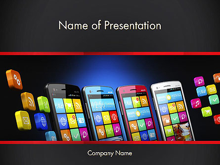 Mobile Web Marketing Presentation Template, Master Slide