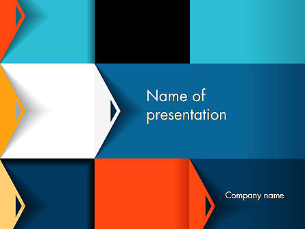 Grid Options Abstract Presentation Template, Master Slide