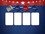 American Flag Stylized Background slide 18