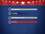 American Flag Stylized Background slide 3