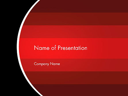 Red Gradient Presentation Template, Master Slide
