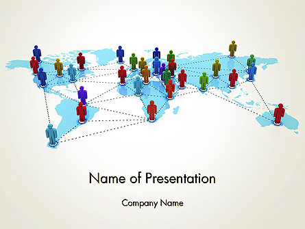 Global Virtual Teams Presentation Template, Master Slide