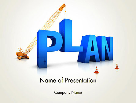 Building Success Plan Presentation Template, Master Slide