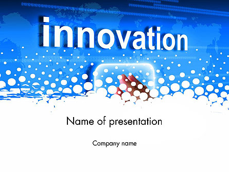 Innovation Button Presentation Template, Master Slide