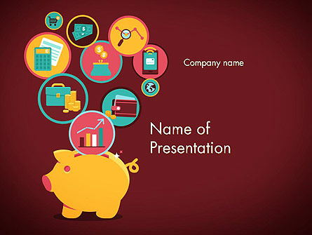 Financial Application Presentation Template, Master Slide