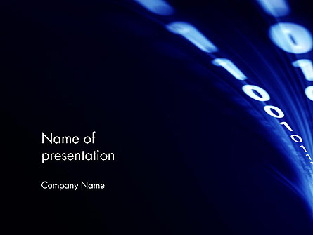 Information Flow Presentation Template, Master Slide