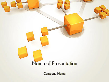 Connection Concept Presentation Template, Master Slide