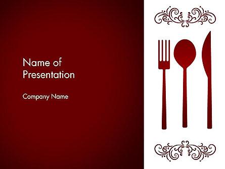 Restaurant Presentation Presentation Template, Master Slide