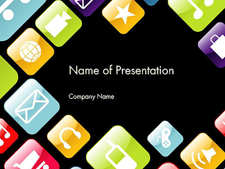 App Icons Presentation Template, Master Slide